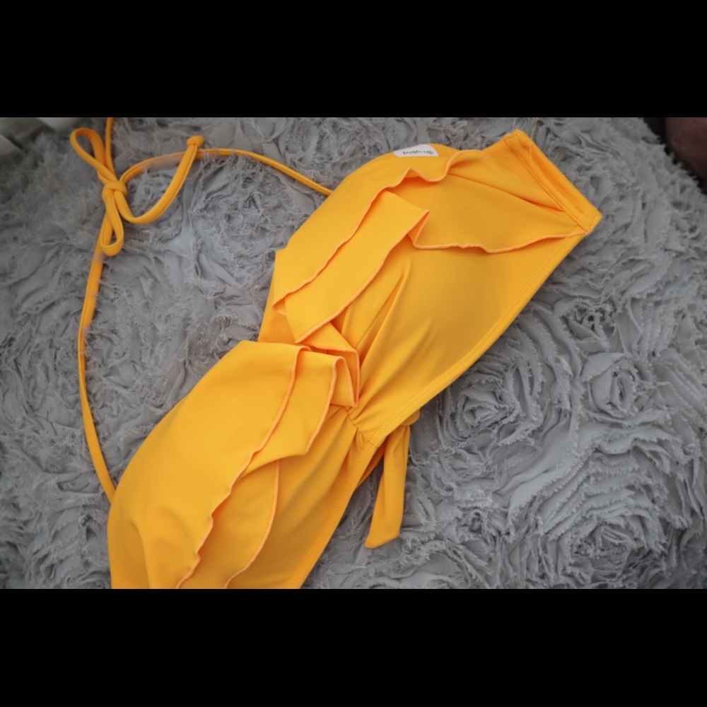 Marigold convertible swimsuit top